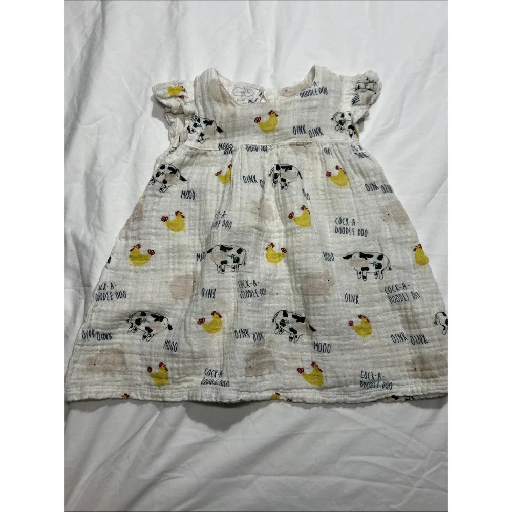 Baby Girl 12 Mo Summer Lot Of 10 Carters Cat &Jack CK Mudpie And More B145